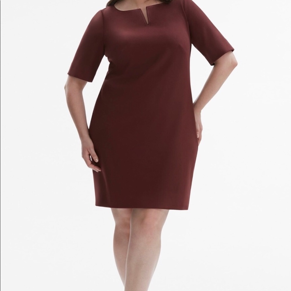 Maroon Narie dress